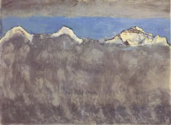 Eiger, Mönch und Jungfrau über dem Nebelmeer